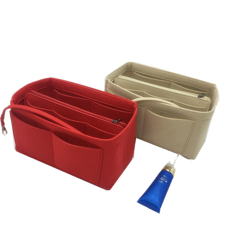 Makeup Bag, Multi-Functional Storage Felt Tote