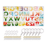 Letter Mould Keychain Epoxy Craft Kit