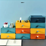 Stackable Plastic Desktop Storage Box for Home Office