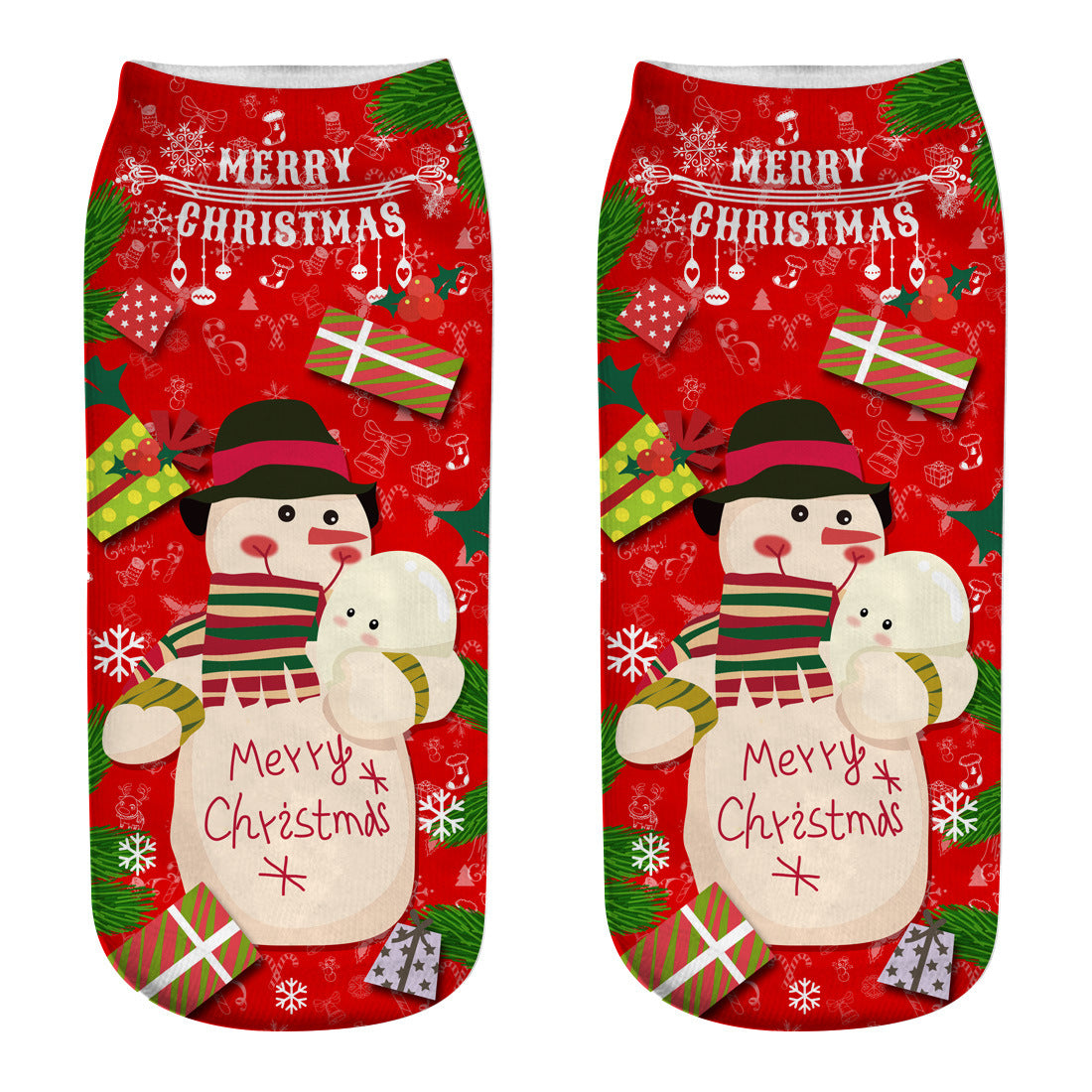 New 3D Printed Christmas Socks for Women