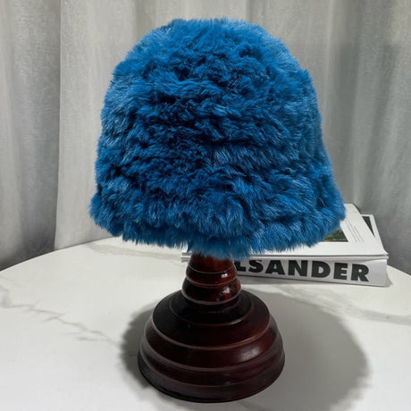 Thickened Plush Rabbit Hair-Like Warm Hat