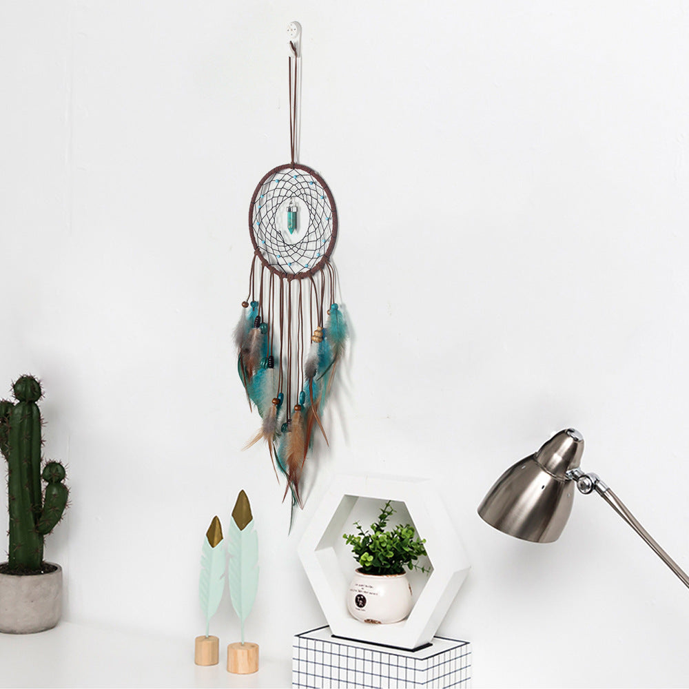 Feather Dream Catcher with LED Lights for Home Decor