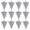 Pyramid Sinkers Fishing Weights Bullet Fishing Weights Sinkers Tangle Free Fishing Weights for Saltwater Surf Fishing Gear Tackle 1oz 2oz 3oz 4oz 5oz 6oz 8oz