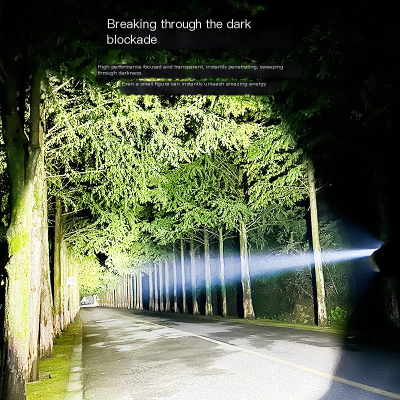 Outdoor Rechargeable Fishing Headlight with Long Battery