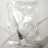 Transparent Mask Bowl Set with Soft Brush (Approx. 6CM)