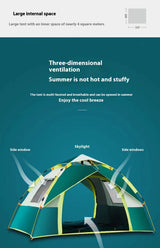 3-4 Double Automatic Camping Tent