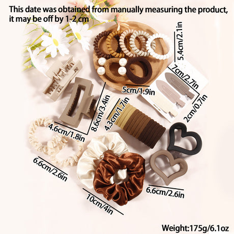 Coffee Series Hair Clip Sets