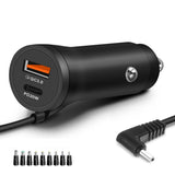 12V DC Car Charger for Portable DVD Player Universal Car Cigarette Lighter Power Cord with 8 Connectors Compatible with DBPOWER RCA APEMAN Sylvania DVD Player Spectra S1 S2 Pumps Carplay Screen