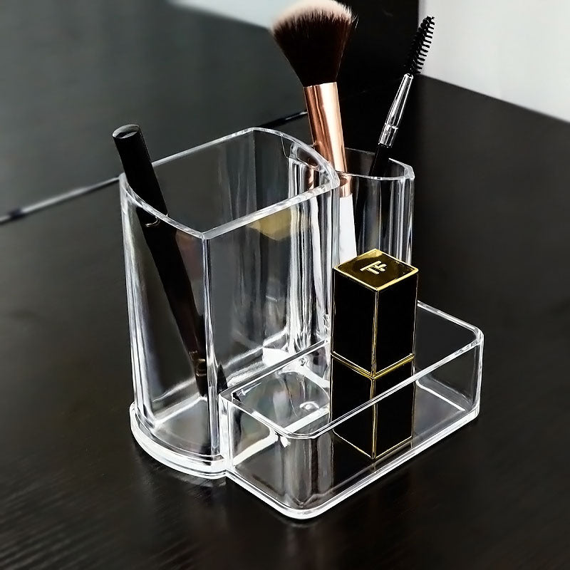 Transparent Multi-functional Makeup Brush Storage Box