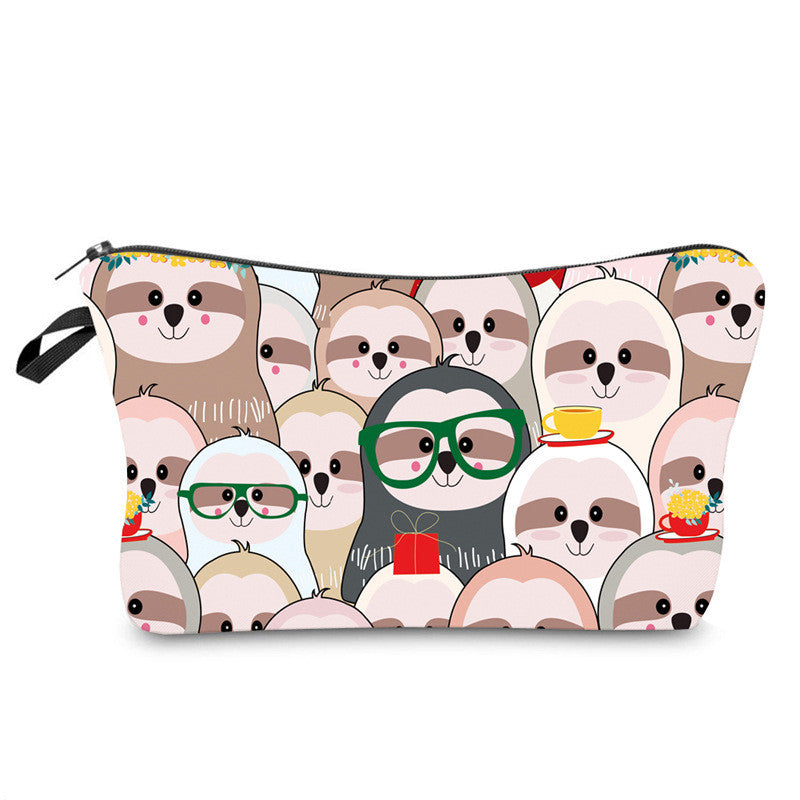 Women's Waterproof Canvas Makeup Clutch Bag