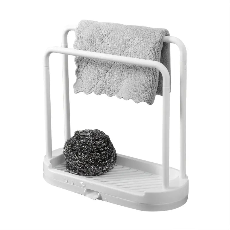 Double Row Kitchen Countertop Storage Rack (1pc)