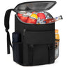 Cooler Backpack Soft Insulated Leak Proof 50 Cans Insulated Backpack Cooler Portable Picnic Camping Beach Hiking BBQ Lunch Backpack for Men and Women - Black