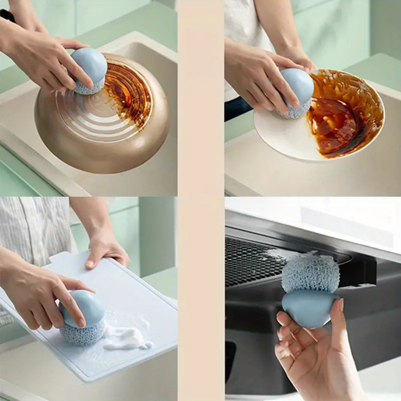 Detachable Nylon Filament Kitchen Cleaning Brush