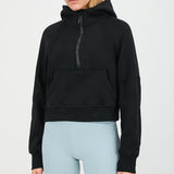Women's Thickened Fleece Sports Jacket for Yoga Fitness