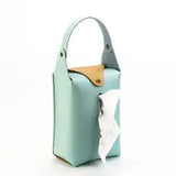 PU Leather Tissue Bag for Car, Home, and Office Use