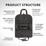 Multi-Functional Car Seat Back Storage Bag