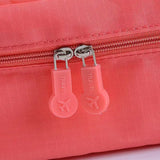 Pink Travel Pouch and Toiletry Organizer Bag Set