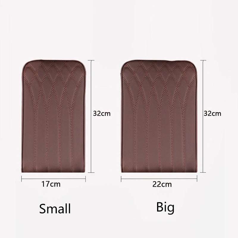 Universal Leather Memory Foam Car Armrest Cushion Support