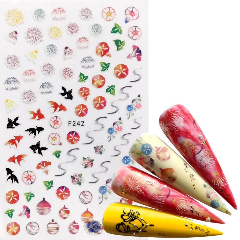Decorative Manicure Adhesive Nail Strap Stickers