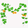2 Pieces Fake Plastic Grapes Vines for Home Decor