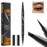 Microblading Eyebrow Pen Brow Pencil 2-in-1 Dual-Ended Brow Pen with 4-Fork-Tip & Precise Brush-Tip Eyebrow Makeup for Natural-Looking Brows & Defined Eyes Waterproof Long-Lasting