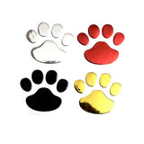 3D PVC Footprint Car Decal and Scratch Sticker
