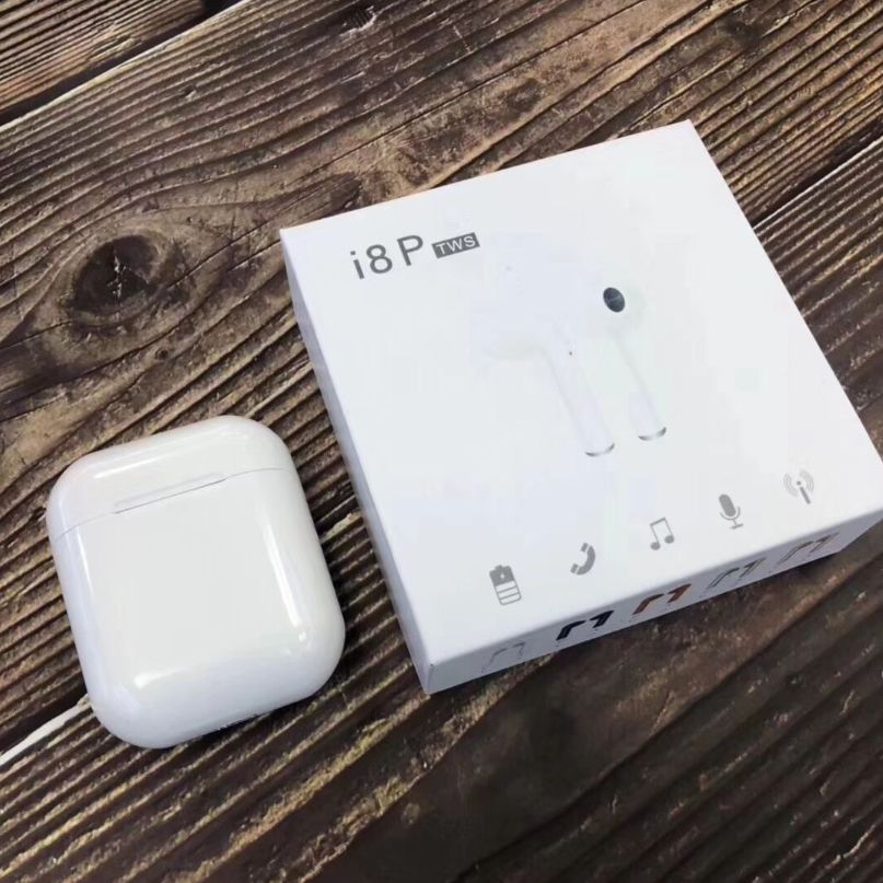 i8 Wireless Bluetooth Earbuds (Dual Ear Headphones)