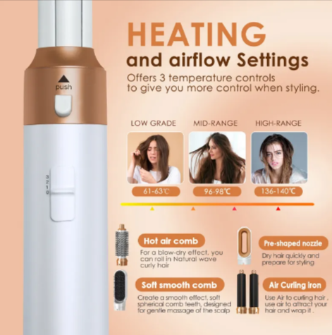 Automatic Hair Curler & Dryer 2-in-1