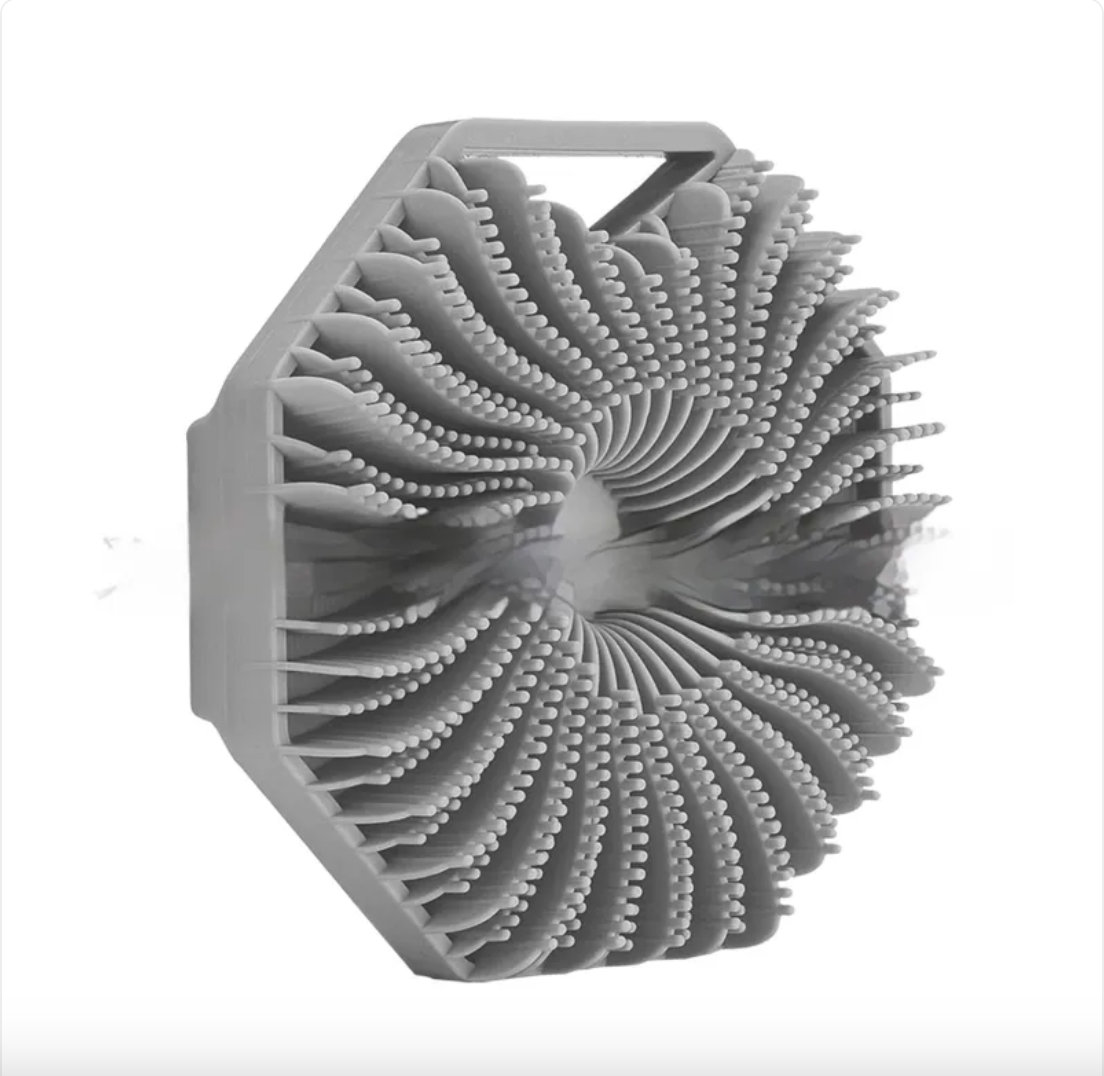 Polygon Silicone Bath Brush