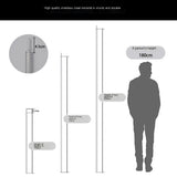 Adjustable 2m Aluminum Camping Tent Support Poles