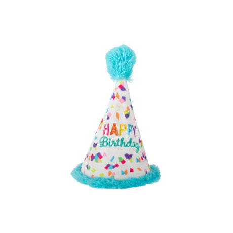 Fringe Studio "YAPPY BARKDAY Rubber Dog Toy with Plush Exterior Pet Shop Collection (519020)