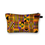 Geometric Print Polyester Cosmetic Bag for Travel