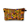 Geometric Print Polyester Cosmetic Bag for Travel