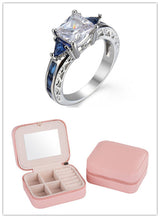 Jewelry Organizer Box, 2-Piece Ring Storage Set