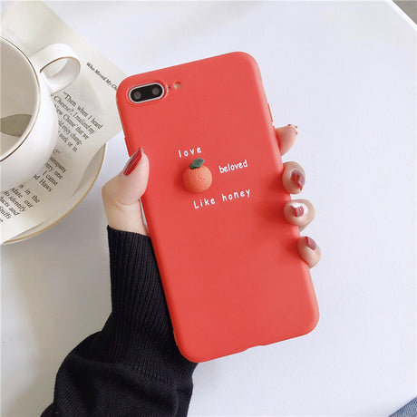 3D Bear Avocado Phone Case for iPhone and Oppo A9