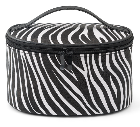 Fashionable Korean Makeup Bag with Zebra Design