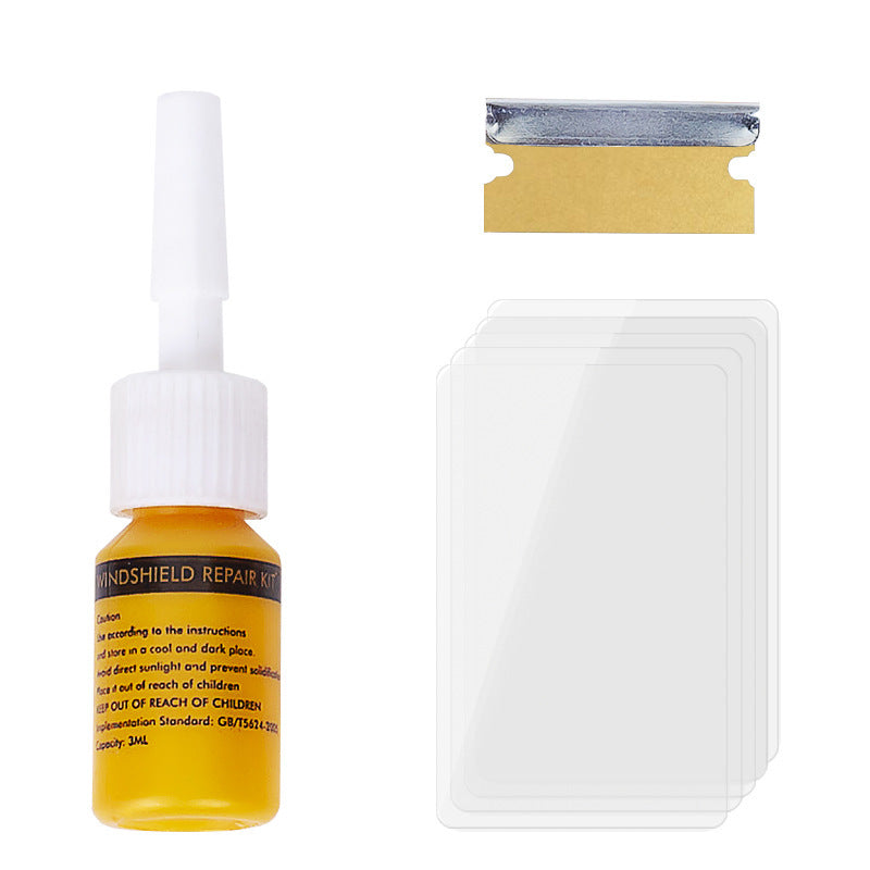 Windshield Repair Kit for Automotive Glass Cracks