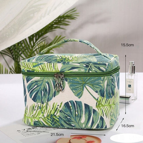 Fashion Travel Ladies Canvas Makeup Bag - Pure Cotton