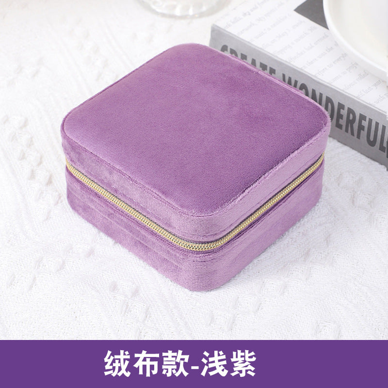 Compact Jewelry Organizer Box for Travel and Storage