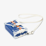 Small Square Shoulder Messenger Bag with Lock Design