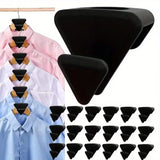 20pcs Triangle Hanger Hooks for Wardrobe Storage