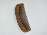 Sandalwood Hair Comb - Green Wooden Meridian Comb