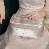 Portable Travel Makeup Bag with Brush Organizer