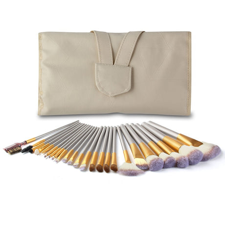 24-Piece Persian Champagne Makeup Brush Set