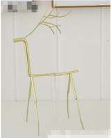 Modern Iron Deer Hydroponic Vase for Home Decor