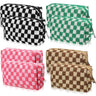 EYNDYN 8pcs Checkered Makeup Bag Cosmetic Bag for Women Y2k Accessories Aesthetic Plaid Makeup Bag for Women Large Capacity Pencil Case Makeup Brushes Storage Bag Travel Toiletry Bag Organizer