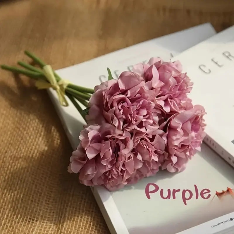 Artificial Peony Bouquet for Home and Wedding Decor