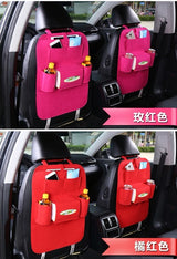 Car Seat Cover with Backrest Storage Bag