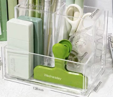 Multifunctional Transparent Acrylic Desktop Organizer Box