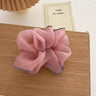 Solid Black Chiffon Elastic Hair Band Accessories